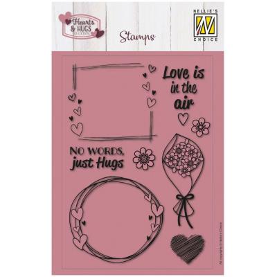 Nellie's Choice Stempel - No Words, Just Hugs